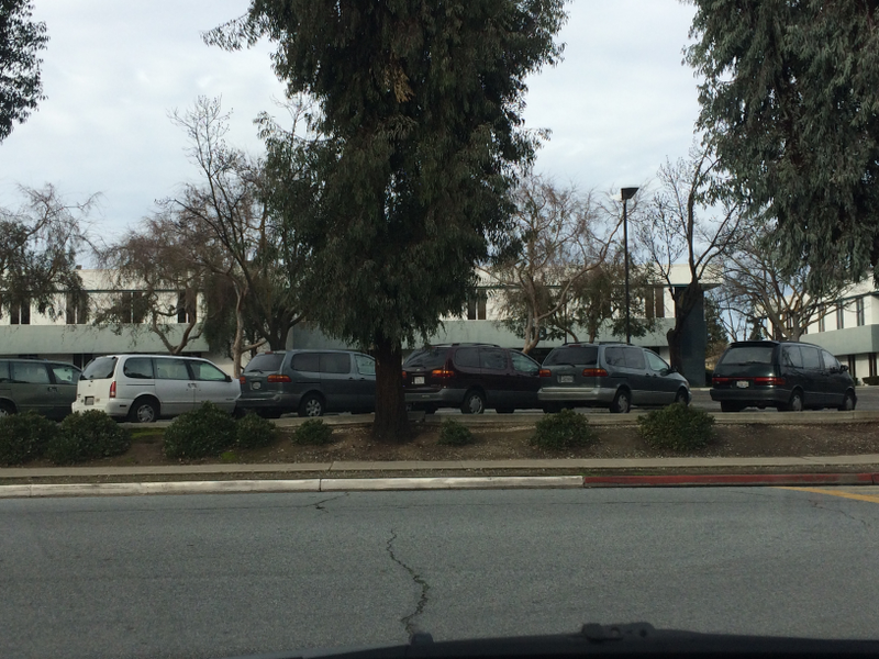 Five first gen Siennas, a Previa, and two first gen Quests! The people around here have coordinated tastes for sure!